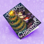 The Krystelle 2025 Christmas Card by @Babillustration